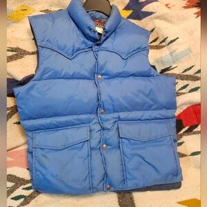 Unisex Western Down Puffer Insulated Vest